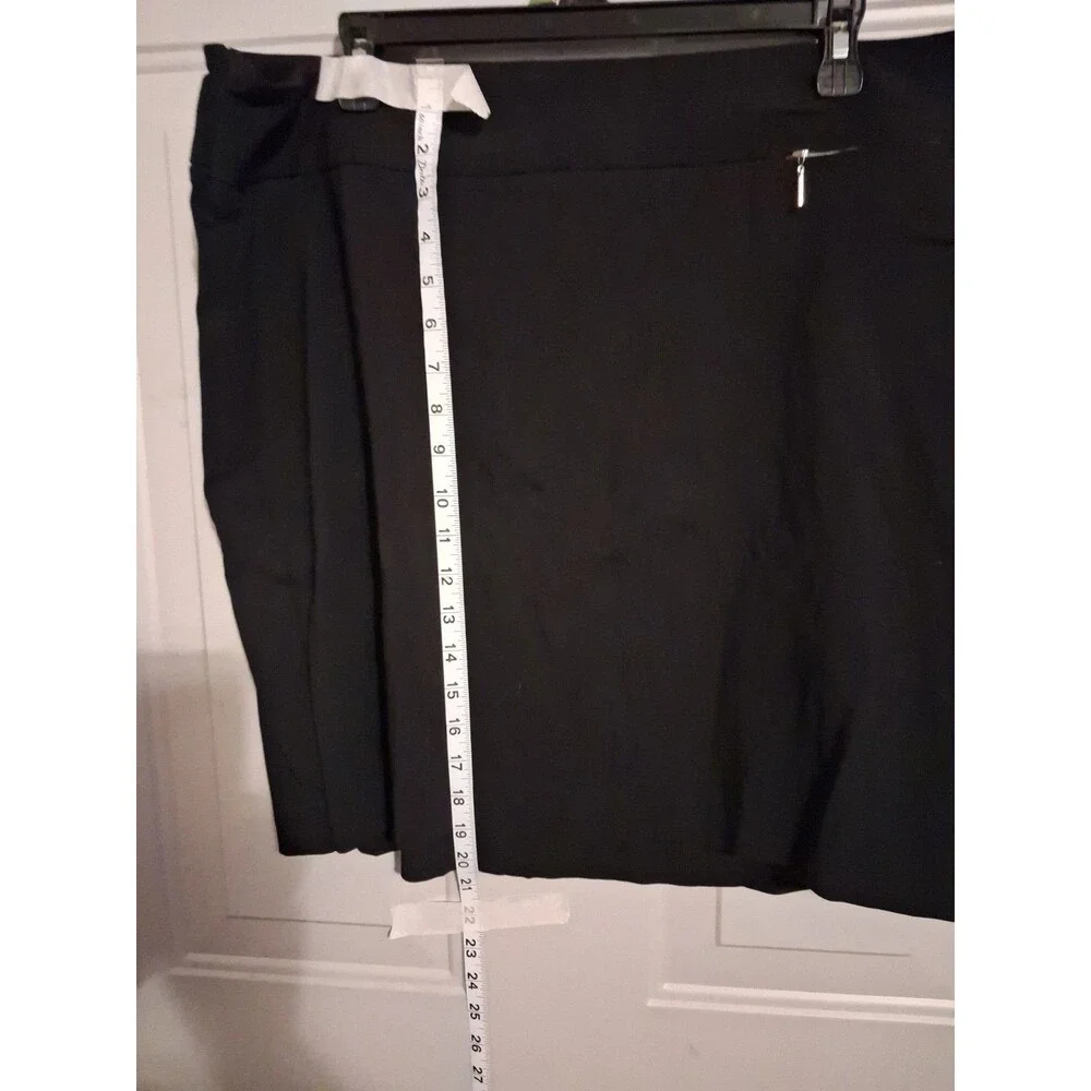 Lane Bryant Black Pull On Pencil Skirt Womens Size 22 Stretch Career Office Plus